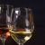 Red White and Rose Wine Glasses Line Up